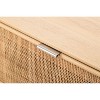 Nordlys Rattan and Wood Coat Rack Exotic Boho Entry - 3 of 4