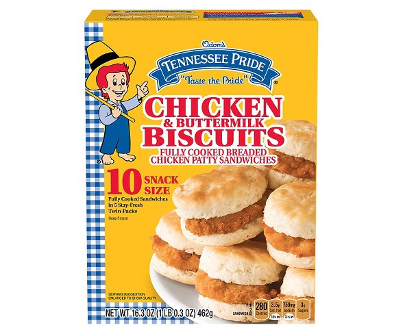 Tennessee Pride Chicken & Buttermilk Frozen Biscuits - 16.3oz - 10ct