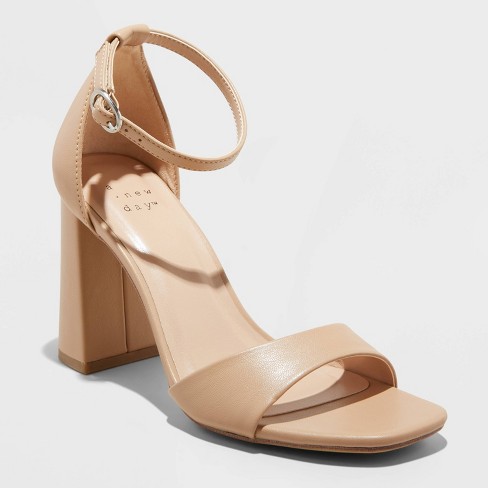 Cheap tan heels on sale