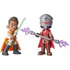 Star Wars Young Jedi Adventures Pop-Up Lightsaber Duel Kai Brightstar and Taborr Action Figures - 2pk - image 3 of 4