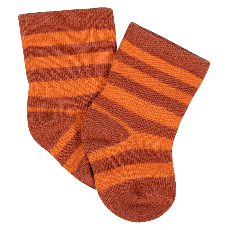 Gerber Baby Boys' 8-Pack Jersey Wiggle Proof® Socks Transportation Zone, 3 of 10