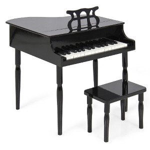 Best Choice Products Kids Classic 30-Key Mini Piano w/ Lid, Bench, Folding Music Rack, Song Book, Stickers - 1 of 4