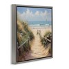 Stupell Industries Sandy Path to Beach Floating Frame Canvas Art - 2 of 4