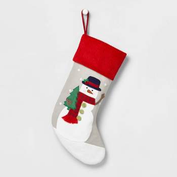 20" Snowman Christmas Stocking - Wondershop™