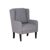 Powell Cybele Wingback Accent Chair Gray - 2 of 4