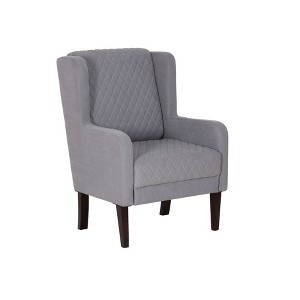 Powell Cybele Wingback Accent Chair Gray - 1 of 4