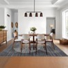 Modern Area Rugs Washable Contemporary Accent Carpet Non Slip Stain Resistant Geometric Floor Cover for Living Room Bedroom Kitchen - 2 of 4