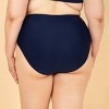 Lands' End Women's UPF High Waist Full Coverage Tummy Control Bikini Bottom - 2 of 4