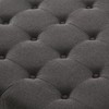 PAGED Traditional Button-Tufted Ottoman with Storage, Large Square Storage Bench with Spindle Legs & Nail Trims, Upholstered Ottoman Coffee Table - 3 of 4