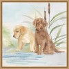 Amanti Art Woodland Dogs II by Cynthia Coulter Framed Wall Art Print - 4 of 4