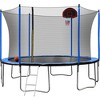 Inflator Outdoor Large Trampoline With Basketball Hoop System & 
With Net For Indoor Outdoor Kids ‎‎‎180"L x 180"W x 35.4"H - 2 of 4