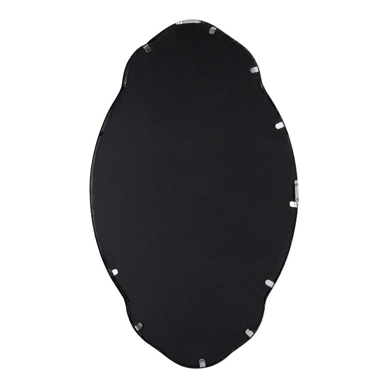 18" x 30" Magritte Scalloped Oval Decorative Wall Mirror - Kate & Laurel All Things Decor, 5 of 9