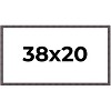 PosterPalooza | Slim Profile Brown Picture Frame - UV Acrylic, Backing Board, Hanging Hardware Included - 2 of 4