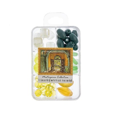 John Bead Masterpiece Collection Mixed Glass Bead Box Entrance Hall of St.Paul Hospital by Vincent Van Gogh 85g