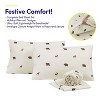 Printed Holiday 4pc Sheet Sets, Easy Care, Soft & Wrinkle-Resistant Holiday Bedding by Sweet Home Collection™ - 3 of 4