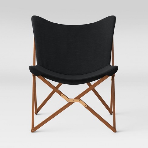 Wood Butterfly Chair Black Room Essentials