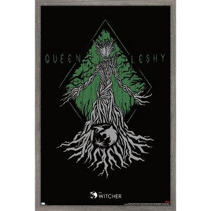 Trends International Netflix The Witcher Season 2 - Queen Leshy Green Framed Wall Poster Prints - 1 of 4