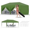 Pop Up Canopy Tent Heavy-Duty 210D Oxford Fabric Includes Roller Bag and 6 Sandbags, UV Protection for Beach and Party - 4 of 4