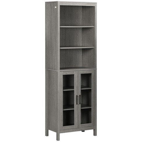 kleankin Tall Bathroom Cabinet, Slim Bathroom Storage Cabinet, Narrow Floor  Cabinet with 3 Drawers and 2 Open Shelves, Linen Tower for Small Space