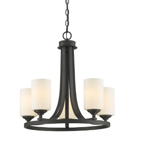 Z-Lite Bordeaux 5 - Light Chandelier in  Bronze - 1 of 2