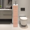 YIYIBYUS Slim Bathroom Storage Cabinet, Narrow Storage Cabinet with Movable Wheels - 2 of 4