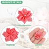 Unique Bargains Artificial Satin Durable Flexible Decorative Mini Ribbon Flowers with Rhinestones 1.2 Inch 100 Pcs - 2 of 4