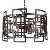 CWI Lighting Litani 3 Light Down Chandelier With Brown Finish - 2 of 4