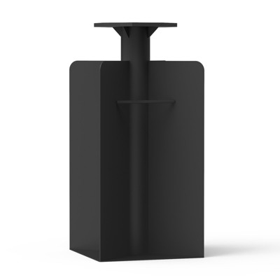 VisioGear Umbrella Stand, Patio Umbrella Base in Ground for Garden, Yard, Poolside, Black, 11"*11"*23.2"