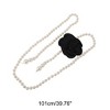Unique Bargains Women's Faux Pearls Waist Chain Black 1 Pc - 3 of 4