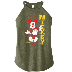 Women's - Disney - Mickey & Friends Graphic High Neck Tank - 1 of 3