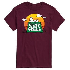 Men's - Peanuts - Camp Chill Short Sleeve Graphic T-Shirt - 1 of 4