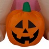 Gemmy Airblown Inflatable Skye w/Pumpkin Nick, 3 ft Tall, Multi - 4 of 4
