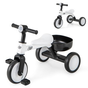 Infans 2-In-1 Kids Tricycle Auxiliary Balance Bike w/Detachable Pedals Toddler Tricycle - 1 of 4