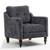 31.5" Chenille Ergonomic Sofa Chair with USB Port and Storage Pocket - 3 of 4