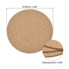 Unique Bargains Cork Durable Heat Resistant Round Coasters for Tableware - 2 of 4
