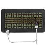 UTK 38 x 21 Inch Far-Infrared Heating Pad w/ Natural Jade and Tourmaline Stones for Relieving Pain, Stiffness, and Soreness in Back, Stomach, & Hips