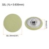 Unique Bargains Round Metal Sewing Cloth Covered Button 10 Pcs - 2 of 4