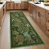 Jungle Print Washable Rug - Non-Slip Low Pile Stain Resistant Carpet for Living Room, Bedroom, Nursery, Playroom - 2 of 4