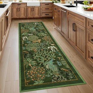 Coucheta Area Rug, Washable Low Pile Indoor with Non-Slip Backing,Soft Stain Resistant Carpet for Living Room, Bedroom,Kids Room,Multi-Color & Size - 1 of 4