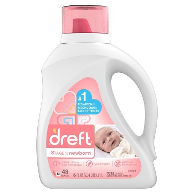 Image of Dreft Stage 1: Newborn Baby Liquid Laundry Detergent - 75 fl oz