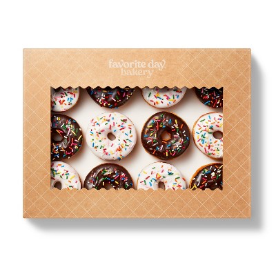 Iced Sprinkle Raised Donut Variety - 12ct - Favorite Day&#8482;