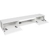 Wall Mounted Floating TV Stand with Remote Control Cable Management Media Console Table Entertainment Center White - 3 of 4