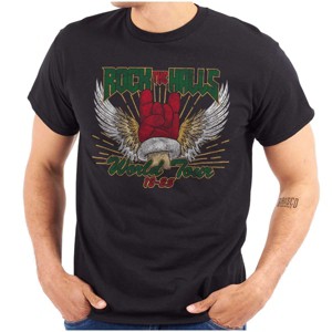 Christmas Rock The Halls World Tour Graphic T Shirt Men or Women Brisco Brands - 1 of 4
