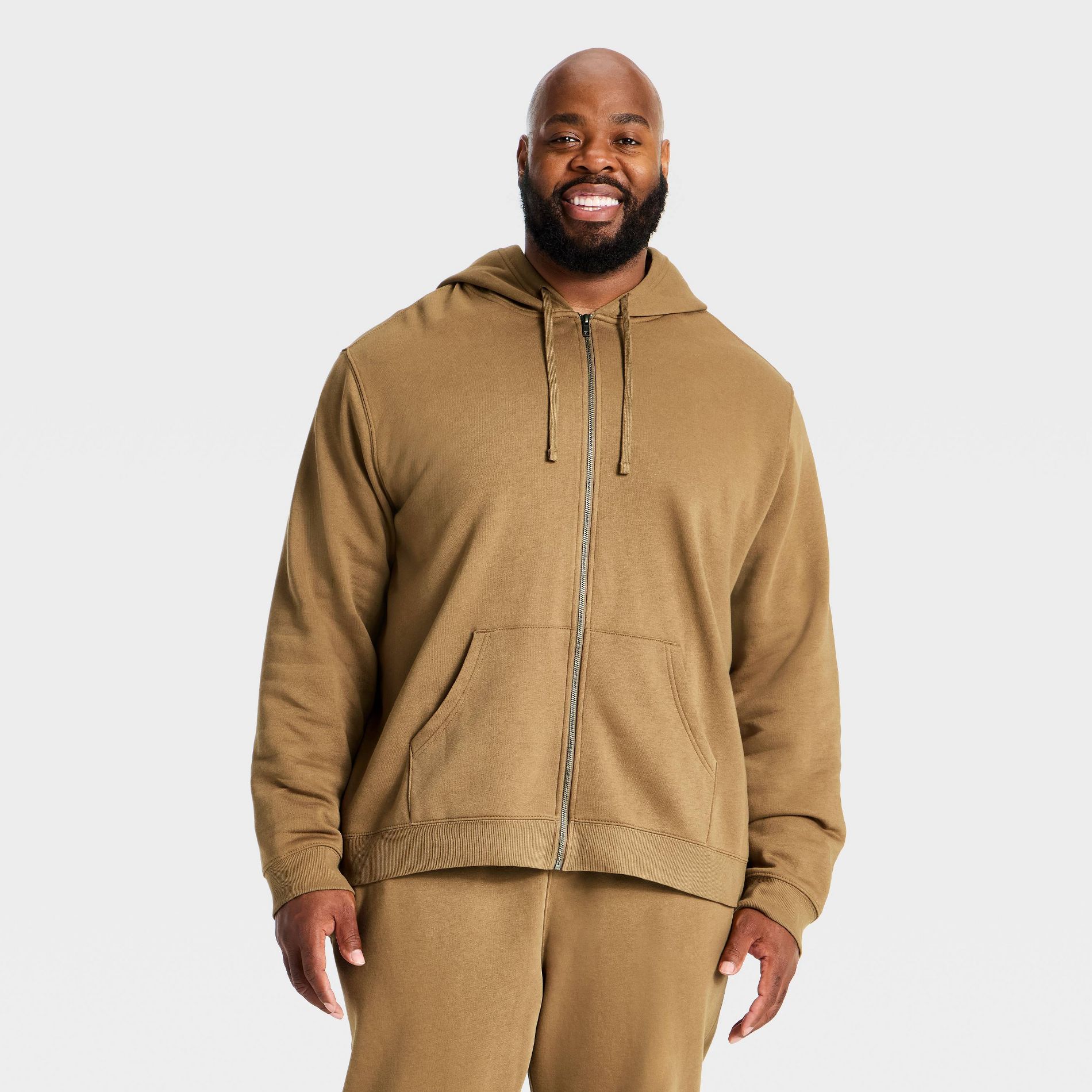 Men's Every Wear Hooded Fleece Full Zip Sweatshirt - Goodfellow & Co™