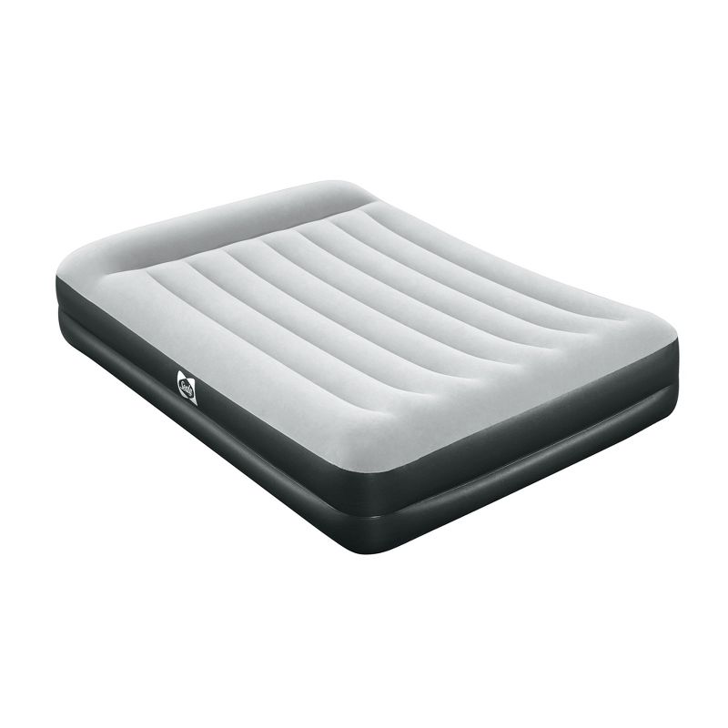Sealy Tritech Inflatable Indoor or Outdoor Air Mattress Bed 16" Airbed with Built-AC Pump, Headrest, Storage Bag, and Repair Patch, 1 of 8