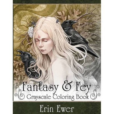 Fantasy and Fay Coloring Book - (Paperback)