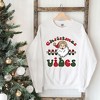 Simply Sage Market Women's Graphic Sweatshirt Christmas Vibes Checkered - 3 of 4
