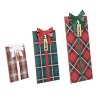 Transpac Wood 19.5 in. Multicolored Christmas Easel-Back Plaid Presents Set of 3 - 2 of 4