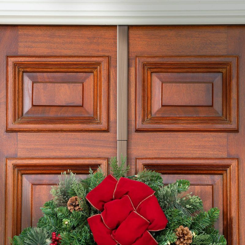 Haute Decor Christmas Adjustable Length Wreath Hanger Bronze, 5 of 7