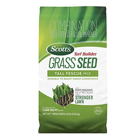 Scotts Turf Builder Tall Fescue Grass Sun or Shade Fertilizer/Seed/Soil Improver 5.6 lb - image 1 of 3